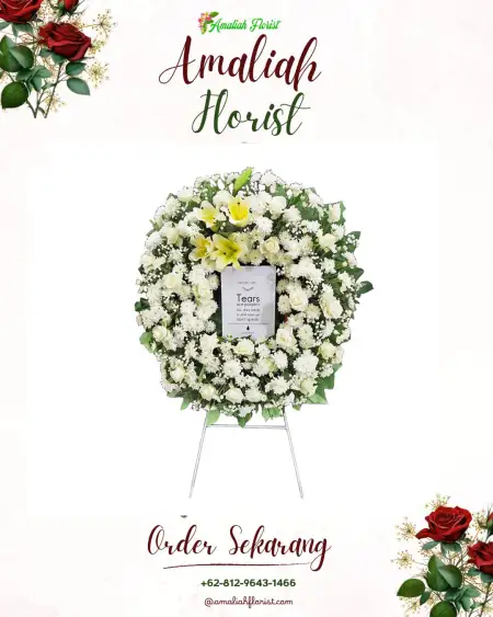 Krans Bunga Duka Sumber Marga Telang